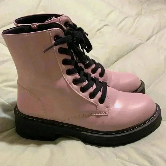 True Craft Pink TC-Korri 3 Combat Chelsea Zip Up Pink Woman’s Boot, size 6.5. - Picture 5 of 13